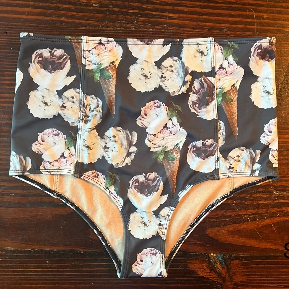 Kortni Jeane ice cream floral ALTERED